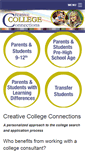 Mobile Screenshot of creativecollegeconnections.com